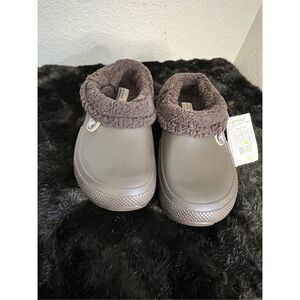 Crocs Blitzen III Lined Clog Men's Size 8 women 10 Espresso NEW‎